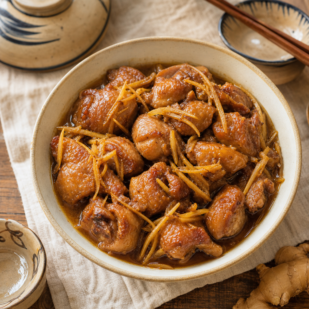 G&agrave; kho gừng