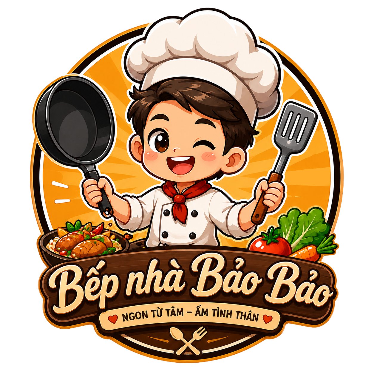 Logo Bếp nhà Bảo Bảo